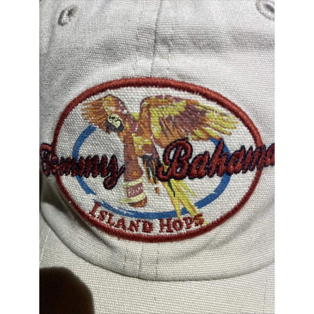 Tommy Bahama Relax Hat‎ Island Hops Tiki TB Cooler Parrot Strap Back Cap